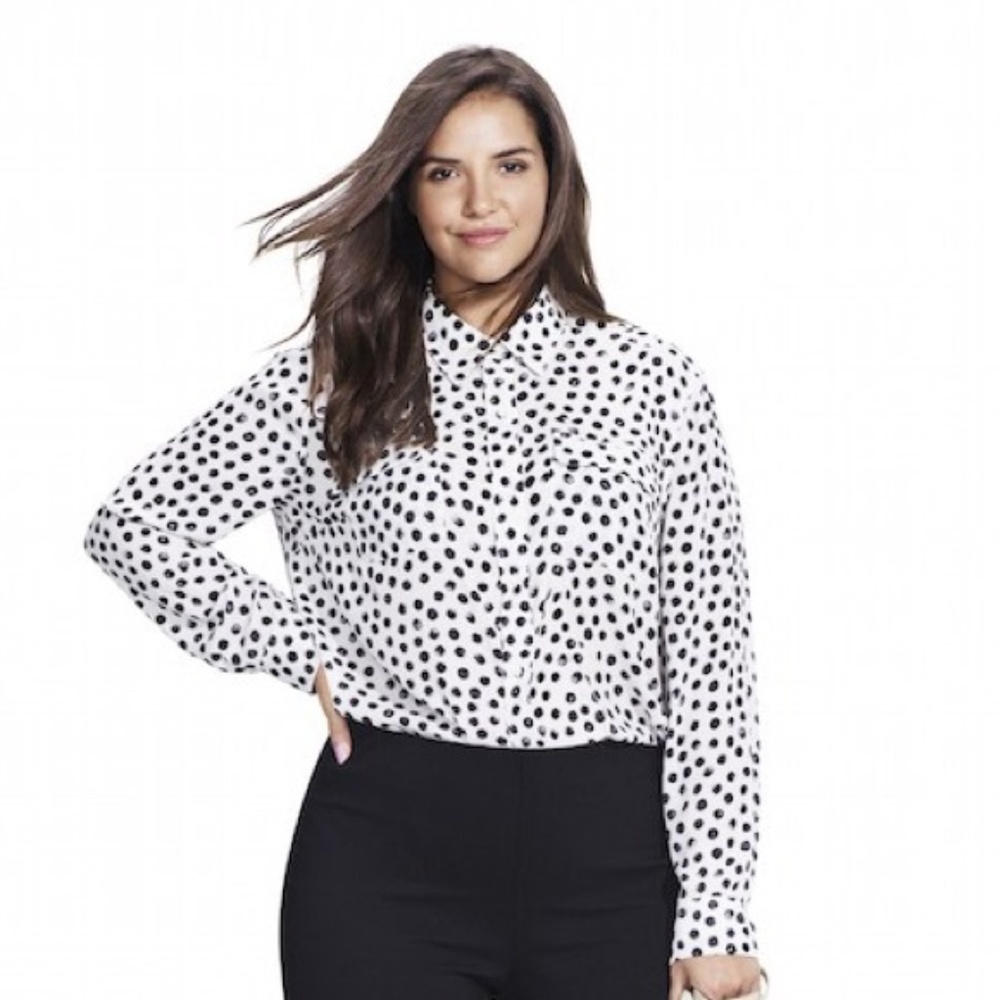 Who What Wear for Target Polka Dot Blouse